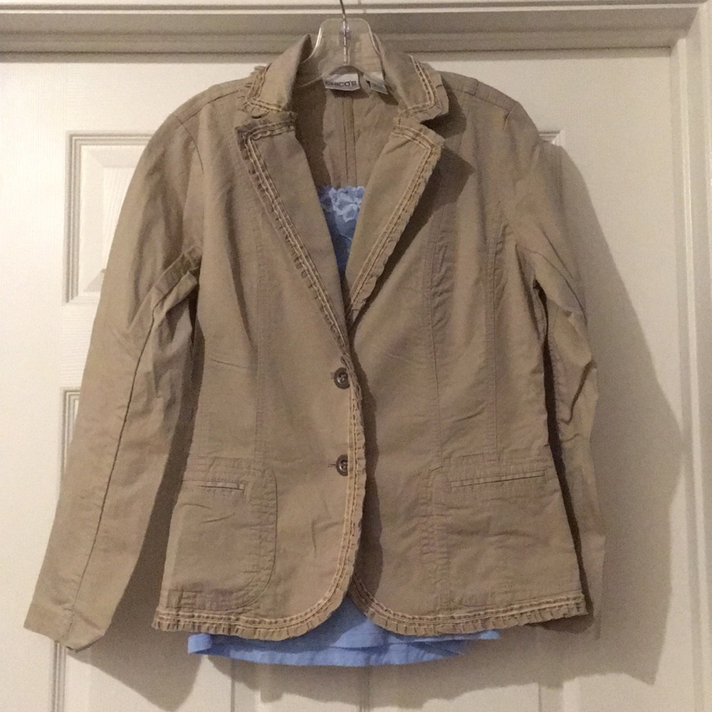 Chico’s Twill Blazer